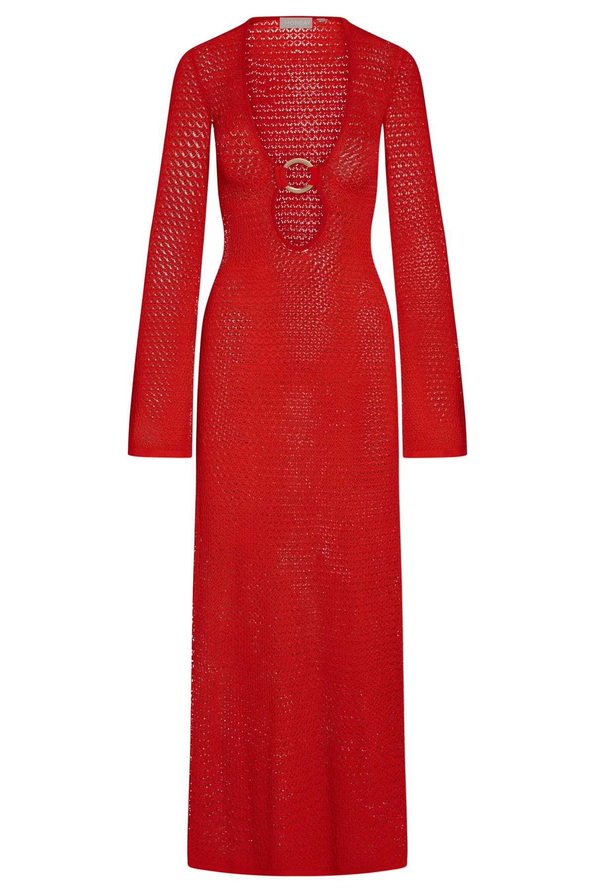 Montego Dress - Chili Pepper Lace Crochet