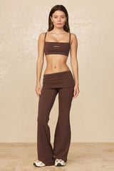 Melrose Flared Legging Long - Espresso