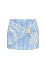 Jamaica Sarong - Sky Gingham