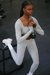 Fairfax Legging 27" - Heather Grey