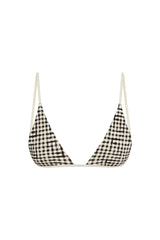 Barbados Top - Black Gingham