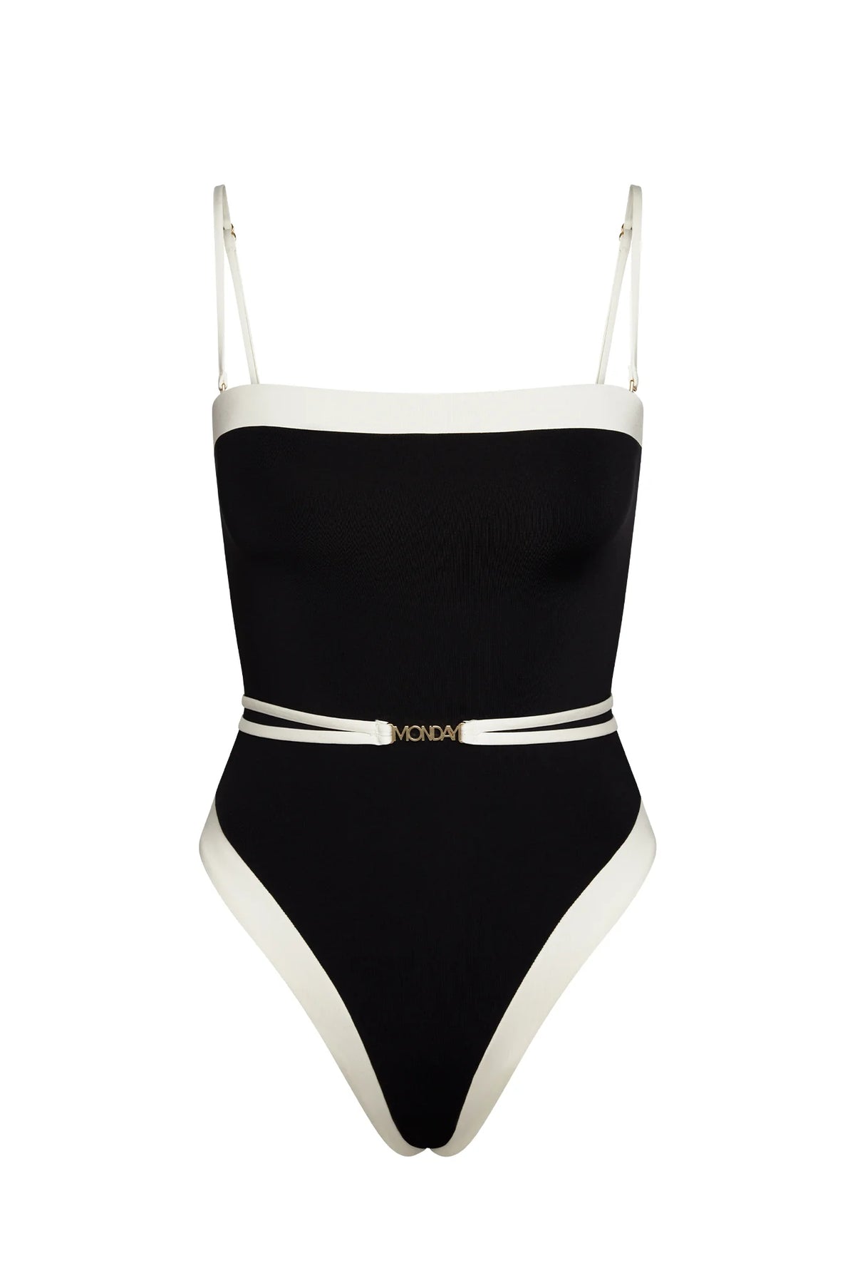 Miami One Piece - Black/Ivory
