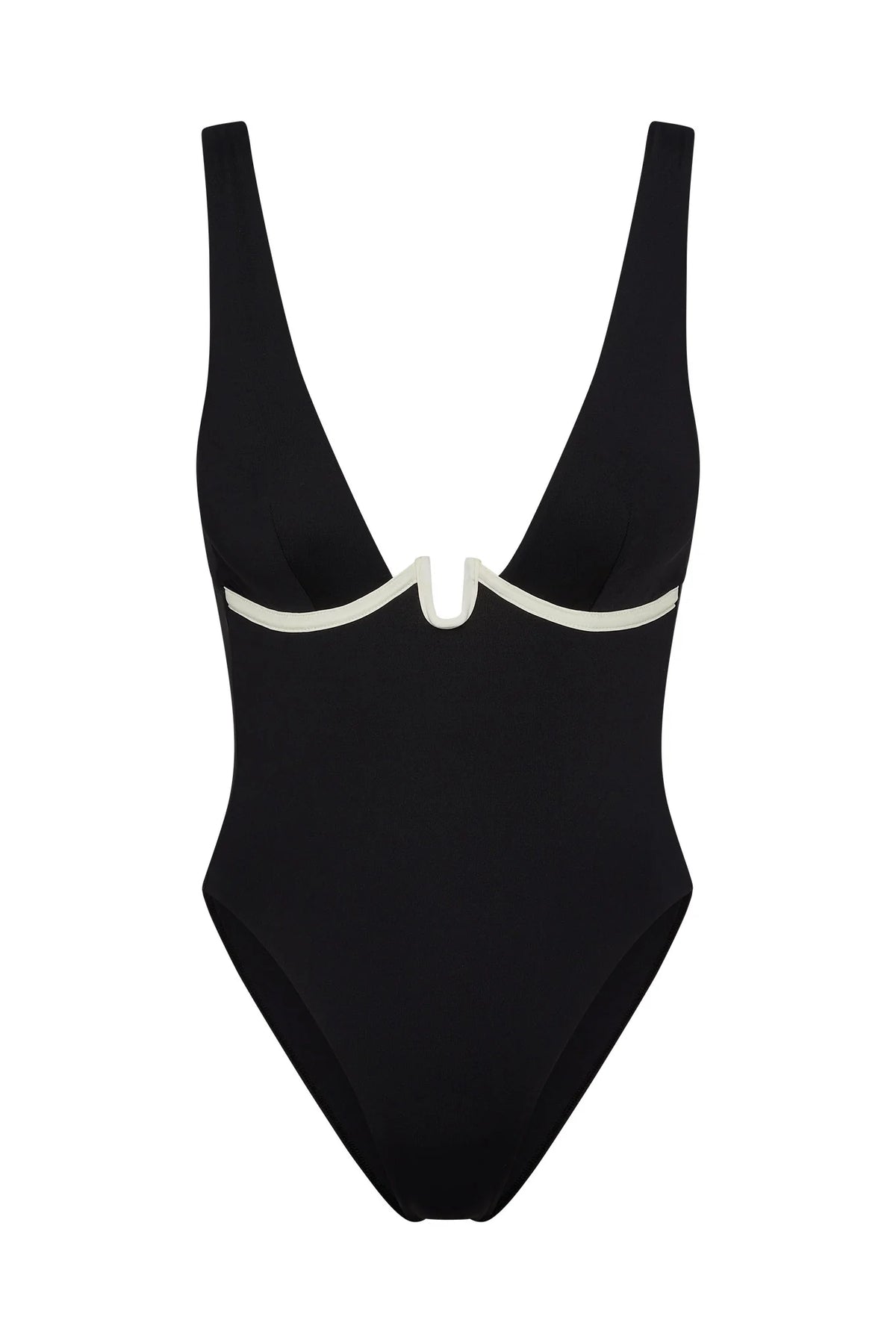 Milos One Piece - Black/Ivory