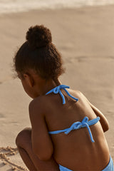 Palma Top & Seychelles Bottom Set - Azure Crinkle