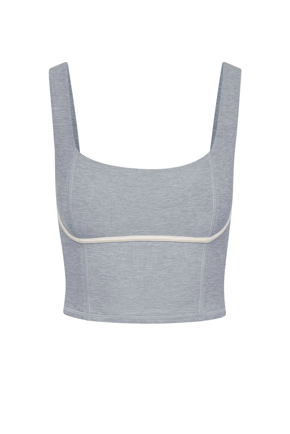Zion Tank - Heather Grey/Ivory