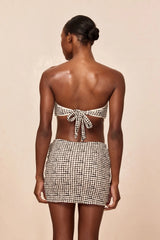 Jamaica Sarong - Black Gingham