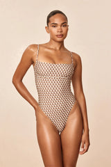 Sausalito One Piece Long - Husk Geo