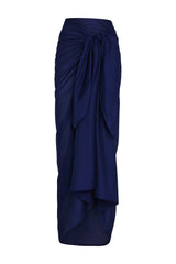 St. Tropez Sarong - Midnight Cotton Voile