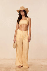 Casablanca Pants - Raffia Linen