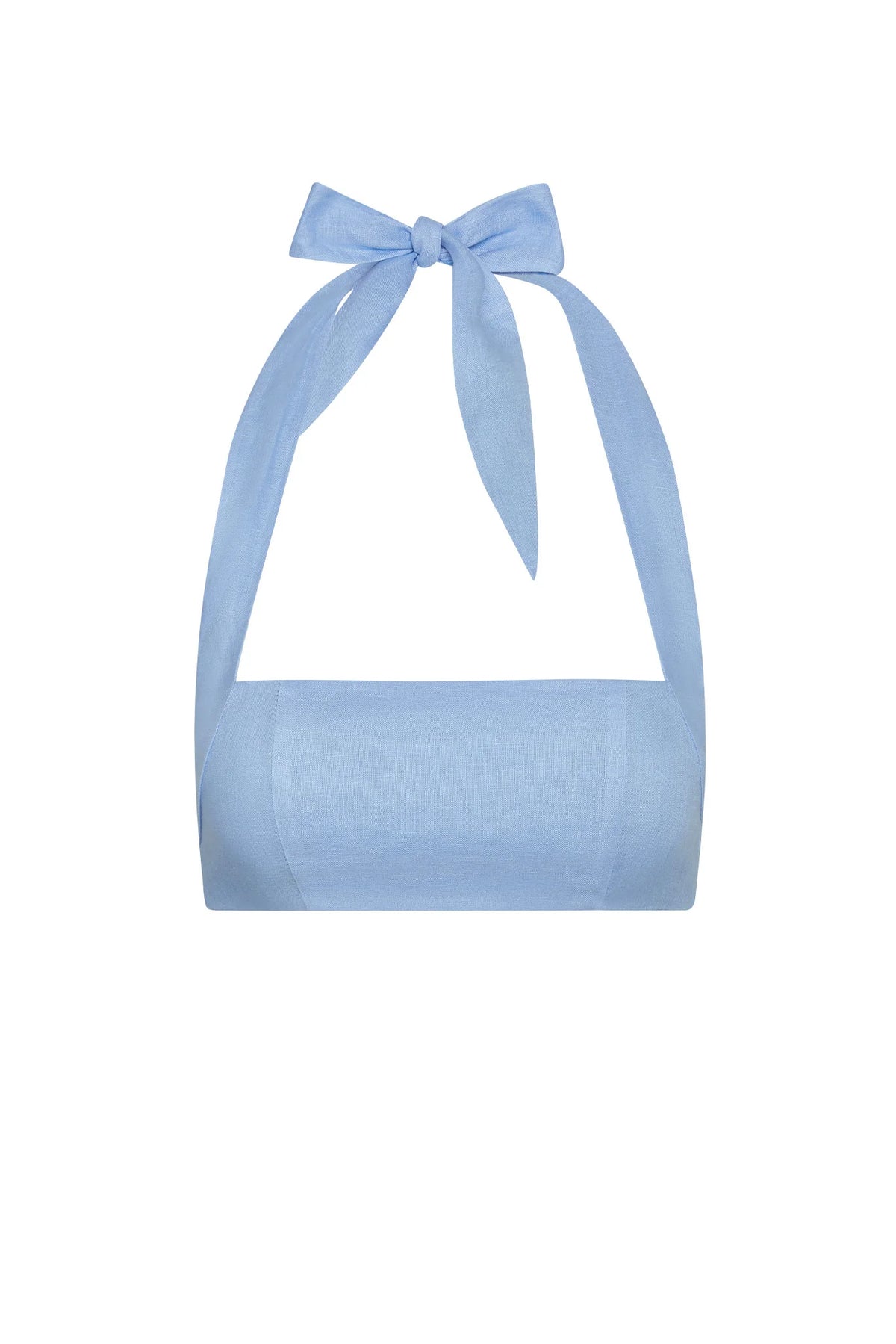 Montserrat Top - Sky Linen