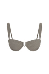 Cala Roja Top - Steel Lurex Rib