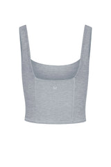 Zion Tank - Heather Grey/Ivory