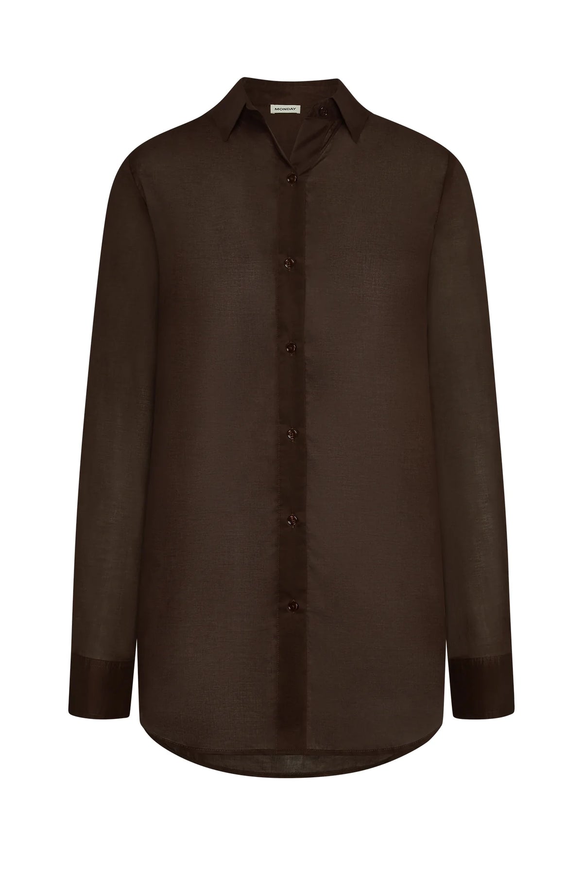 Fiji Tunic - Espresso Cotton Voile