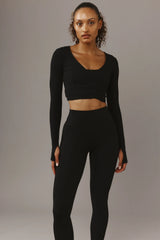 Yosemite Top - Black Rib