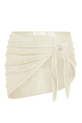 Paris Sarong - Ivory Lace Crochet