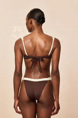 Santorini Bottom - Espresso/Ivory