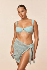 Cala Roja Top - Light Slate Crinkle