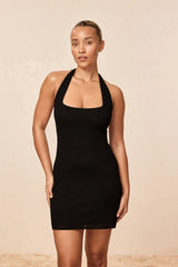 Waikiki Mini Dress - Black Lace Crochet