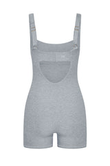 Zion Romper - Heather Grey/Ivory