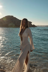 Montego Dress - Ivory Crochet