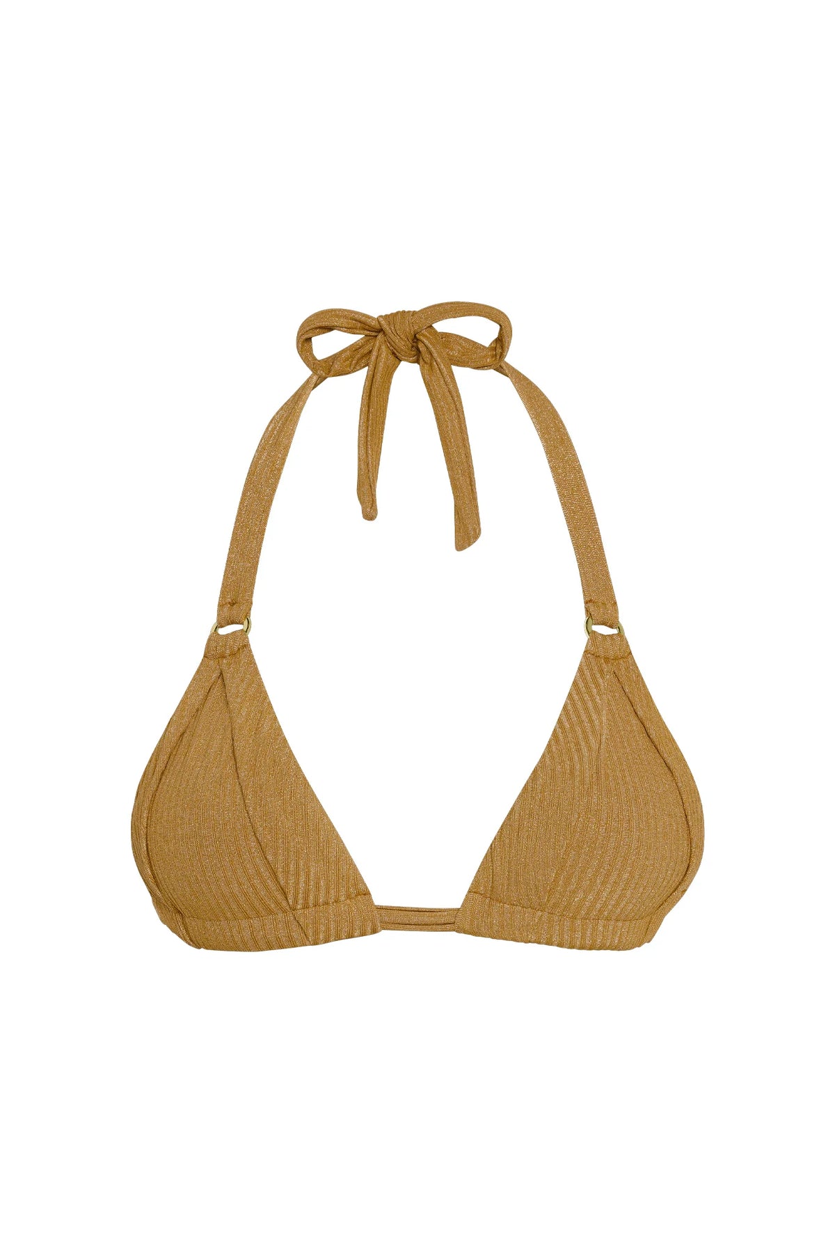 Morocco Top - Antique Gold Lurex Rib