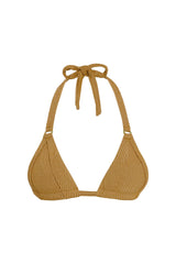 Morocco Top - Antique Gold Lurex Rib
