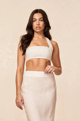 Montserrat Top - White Linen
