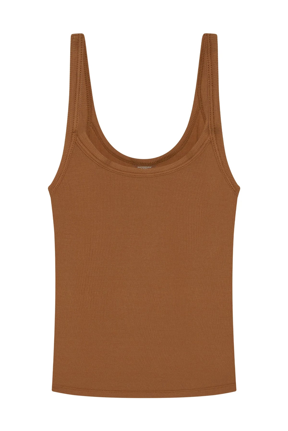 Devin Tank Long - Caramel Lightweight Rib