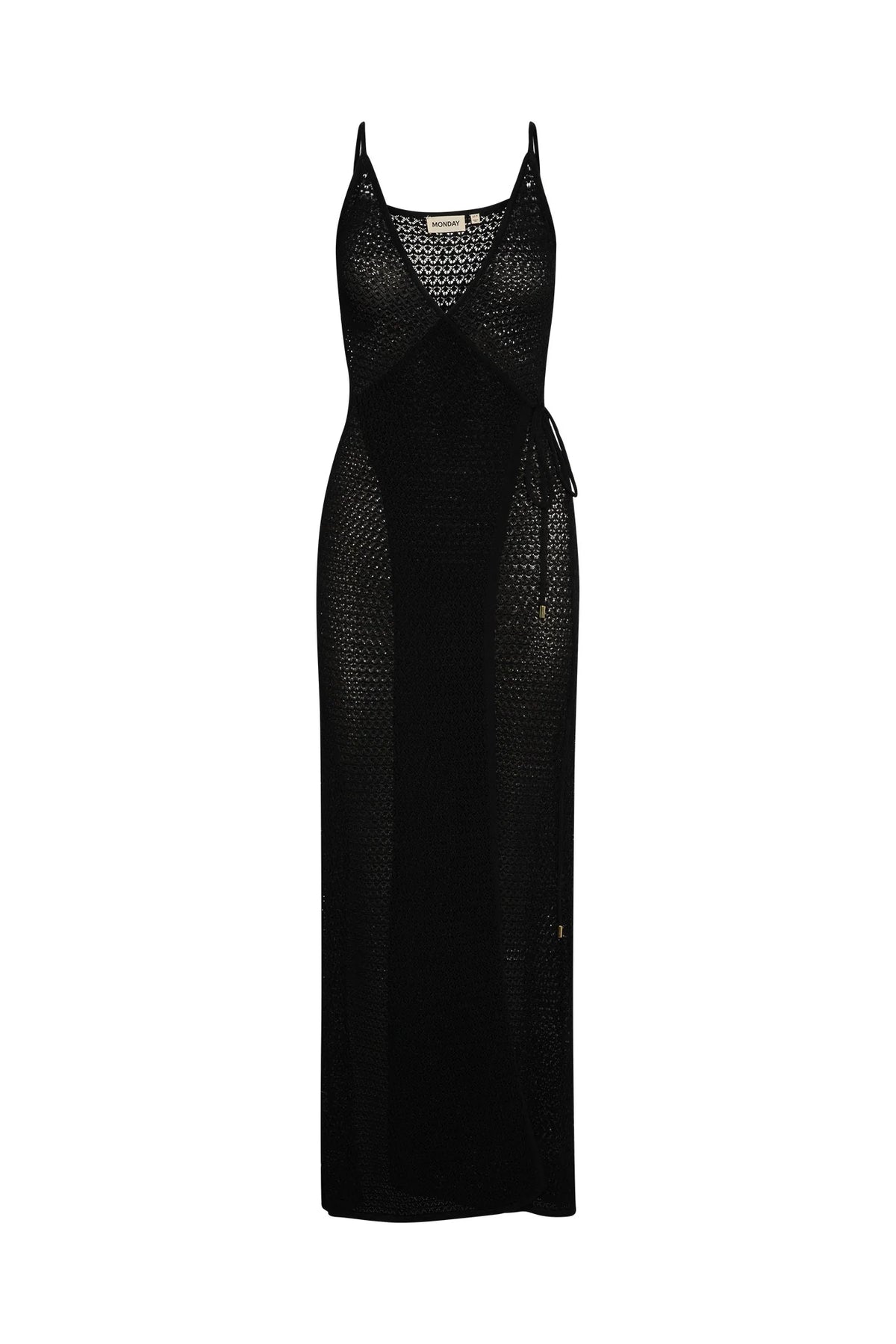 Levanzo Dress - Black Lace Crochet