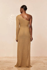 Palermo Dress - Antique Gold Lace Crochet