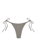 Palma Thong - Steel Lurex Rib
