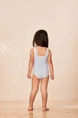 Corfu One Piece Kids - Sky Gingham