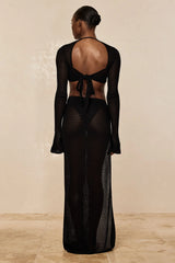 Palermo Skirt - Black Lace Crochet