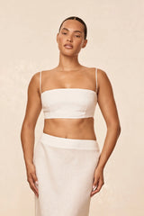 San Diego Top - White Linen