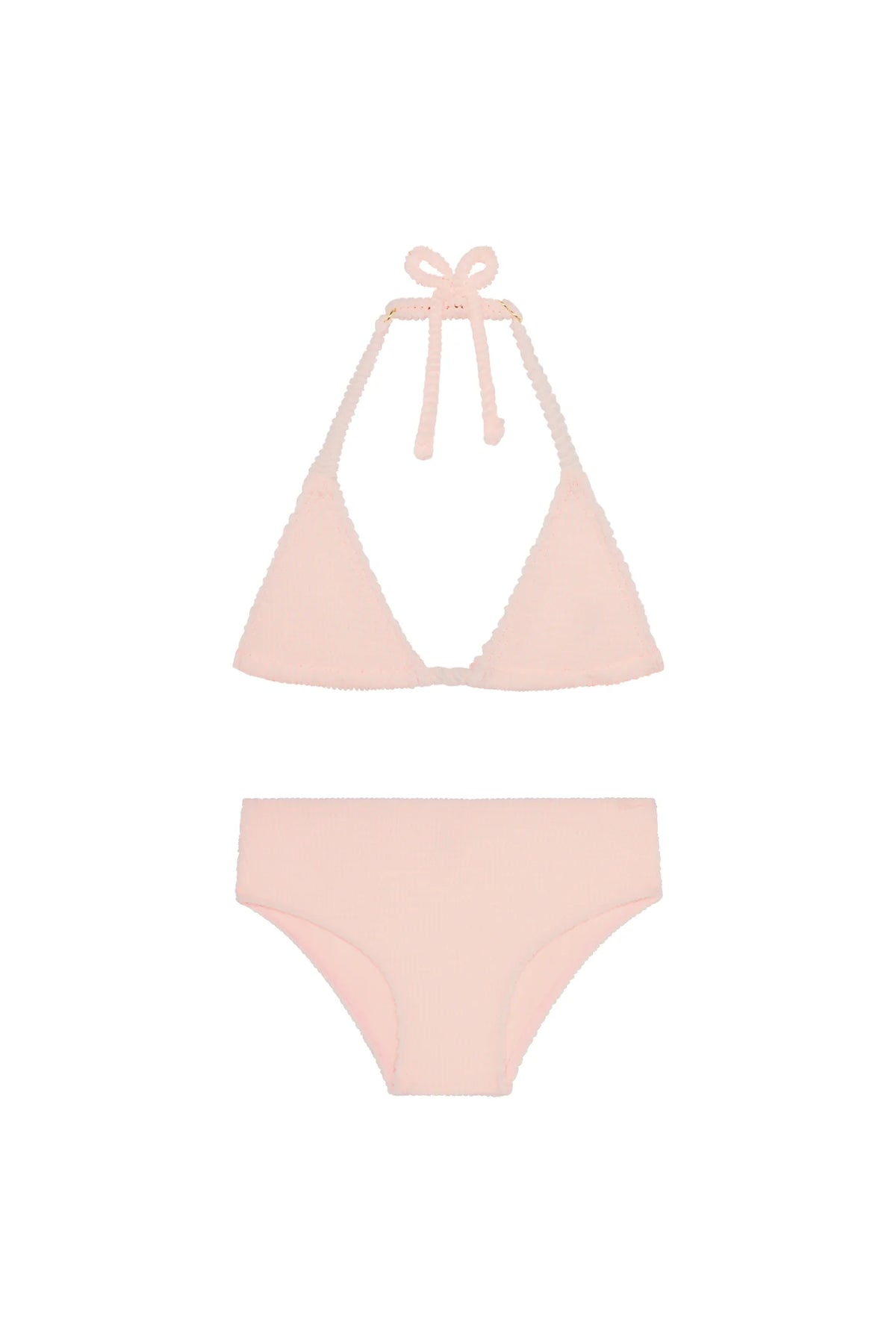 Palma Top & Seychelles Bottom Kids - Powder Pink Crinkle