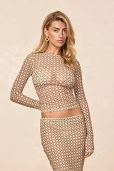 Ipanema Top - Tile Geo Mesh