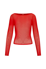 Ipanema Top - Chili Pepper Mesh