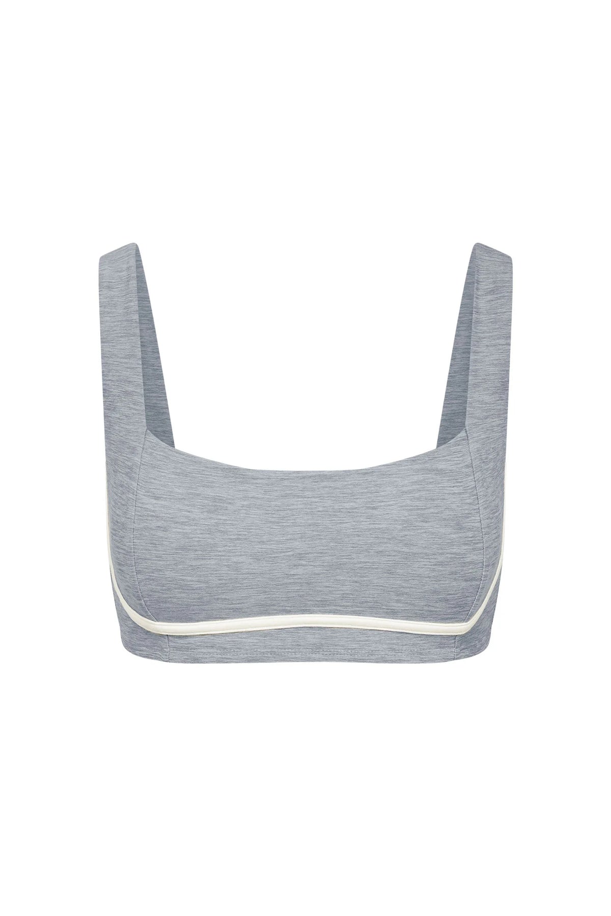 Zion Bra - Heather Grey/Ivory
