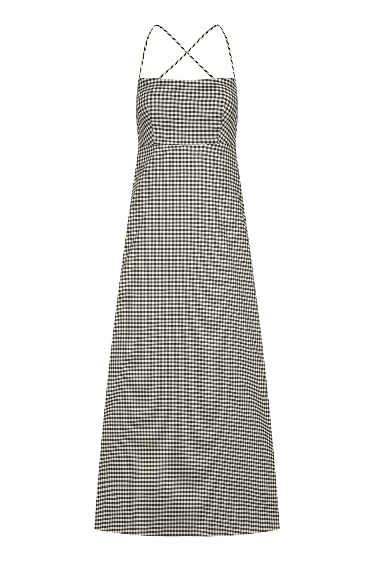 Montpellier Dress - Black Gingham