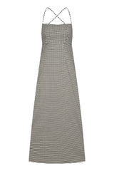Montpellier Dress - Black Gingham
