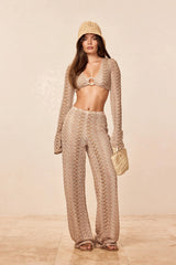 Toulon Pant - Porto Cervo Gold