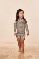 Hilo One Piece Kids - Black Gingham