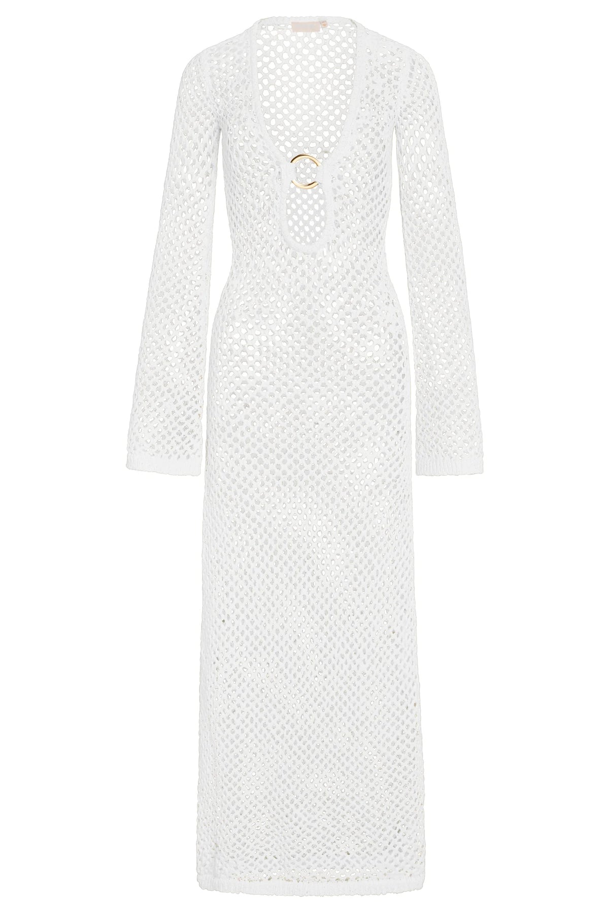 Montego Dress - White Crochet
