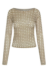 Ipanema Top - Tile Geo Mesh