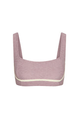 Zion Bra - Heather Mauve/Ivory