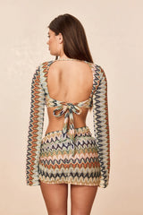 Montego Crop Top - Porto Cervo Multi