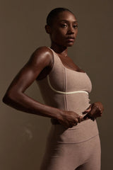 Zion Tank - Heather Mauve/Ivory