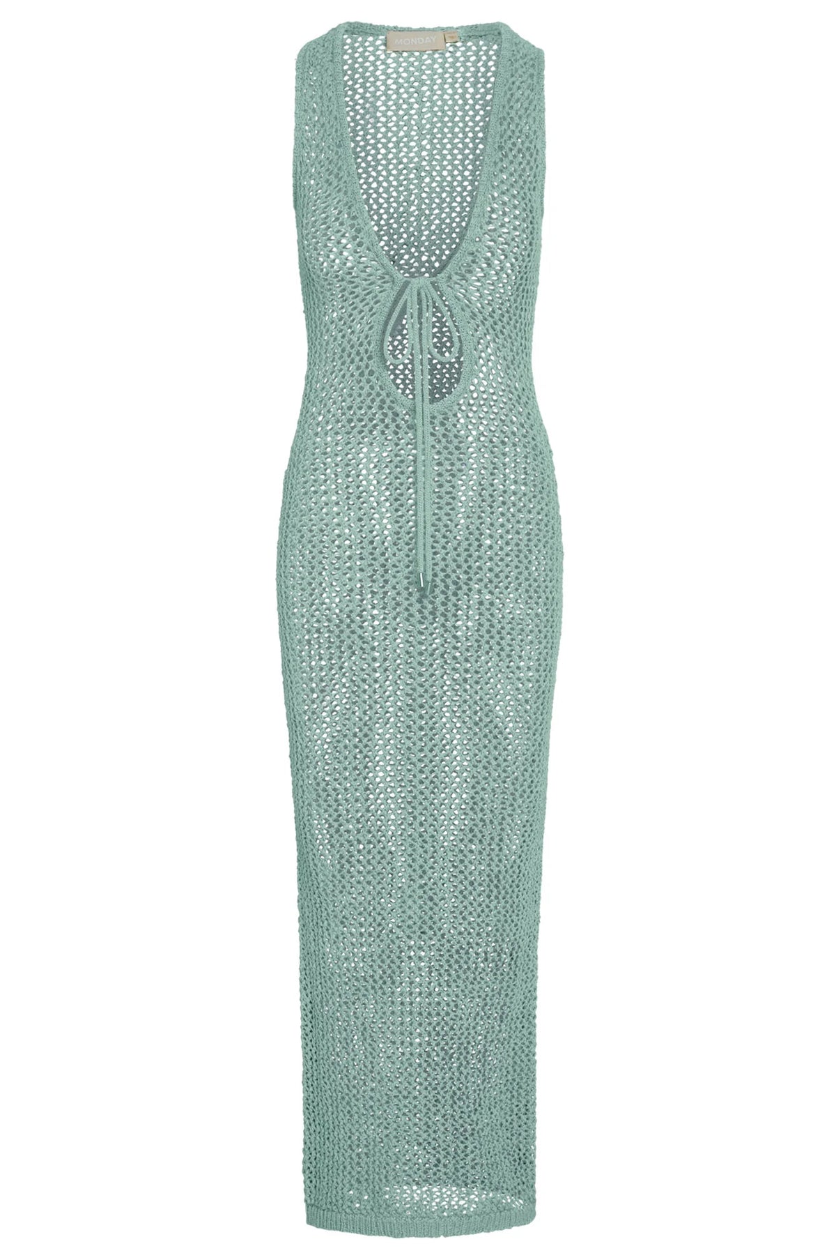 Monte Carlo Tie Dress - Light Slate Petit Crochet