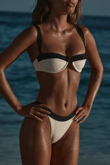 Cala Roja Top - Ivory/Black