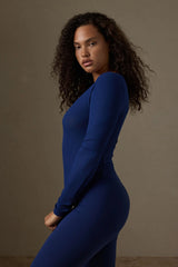 Paddington Long Sleeve - Midnight Lightweight Rib